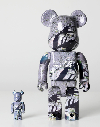 400%+100% BEARBRICK BENJAMIN GRANT「OVERVIEW」TOKYO