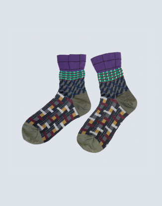 크로스 패치 삭스 - 퍼플