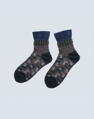 크로스 패치 삭스 - 네이비