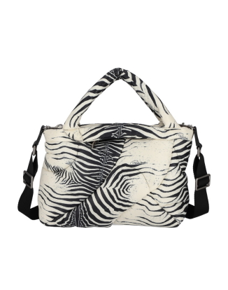 미니 지브라 피렌체 미디움 토트백