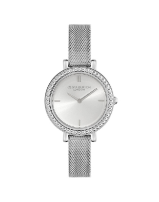 빈티지 비드 실버 메쉬