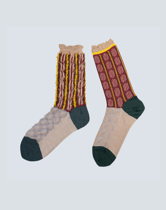 밤비 도트 삭스 - 베이지