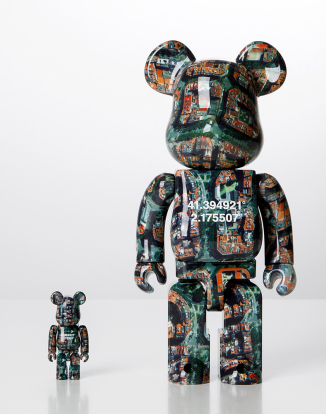 400%+100% BEARBRICK Benjamin Grant「OVERVIEW」BARCELONA