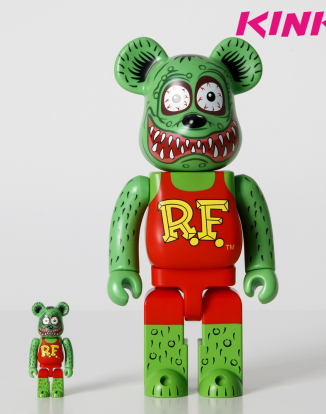 400%+100% BEARBRICK RAT FINK