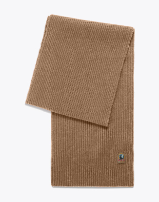 유니섹스 니트 스카프 립 스카프-Cappuccino (23WMPAACSC02PJ0509)