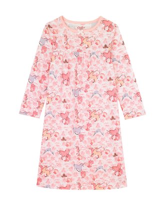 롱 슬리브 저지 나이티 유니콘 웨이브