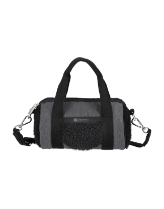 블랙 데님/블랙 셰르파 롤 백