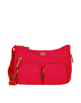 엑스백 호보 메신저백 제라늄