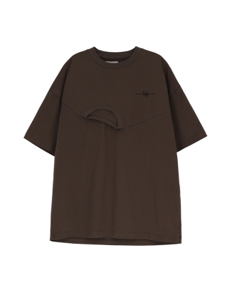 오버사이즈 투인원 티셔츠