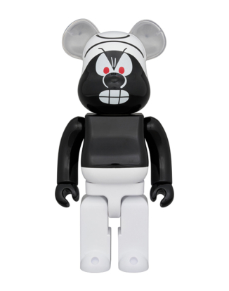 400% BEARBRICK BLACK SMURF