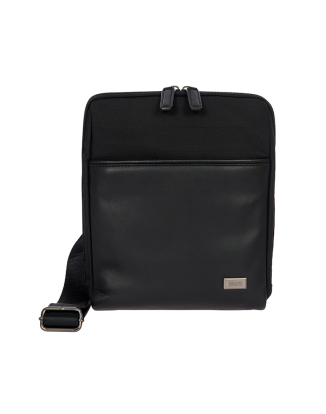 몬자 숄더백 라지 블랙