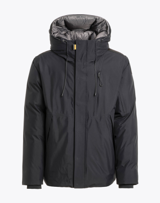 남성 숏 후드 자켓 헬로-Black (24WMPMJKBL01PJ0541)