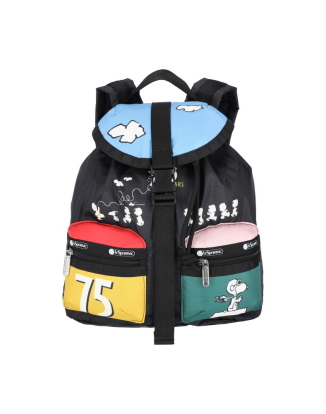 피너츠 75주년 패치워크 스몰 보이저 백팩