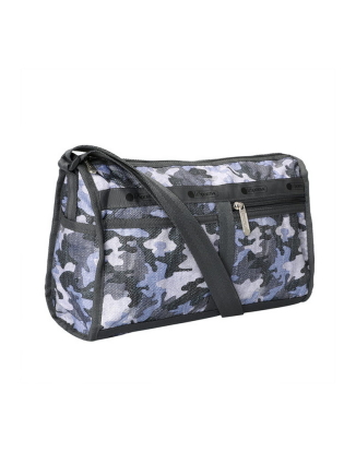 카모 캔버스 인디고 디럭스 숄더 사첼백