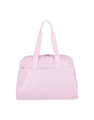 아이스핑크 샤인 스몰 캐리올 더플백