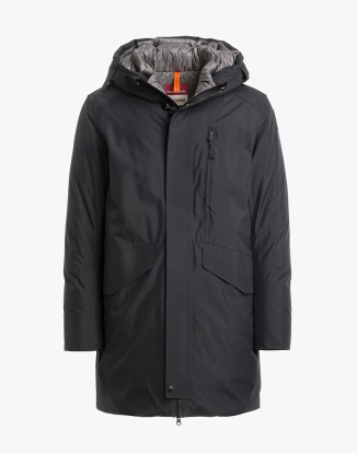 남성 롱 후드 자켓 하야테-Black (24WMPMJKBL02PJ0541)