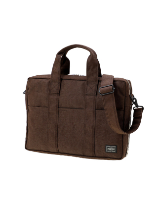 SMOKY 2WAYBRIEFCASE-BROWN