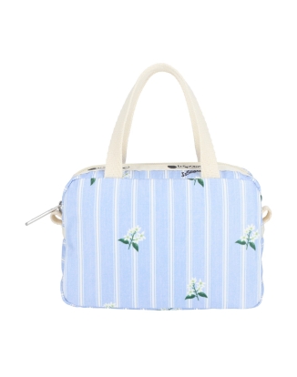 자스민 스트라이프 마이크로 토트백