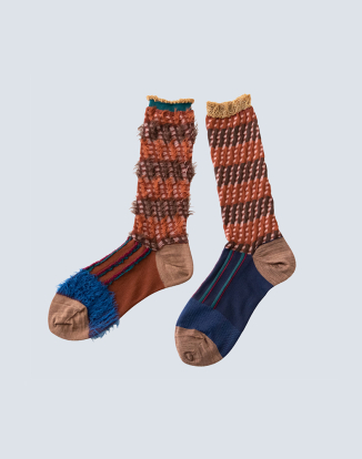 미케네코 테일 삭스 - 브라운