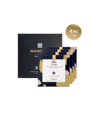 [할로윈] FINEST 55% 다크 초콜릿 50g (4개입)