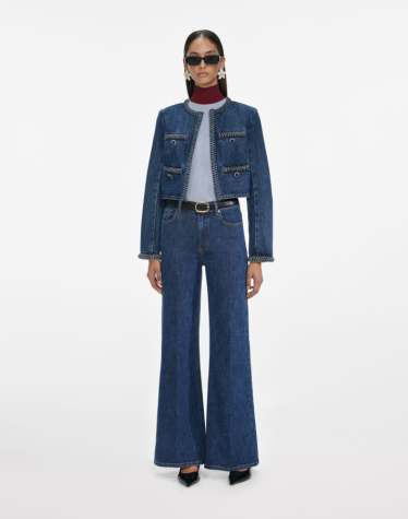 데님 브레이디드 재킷