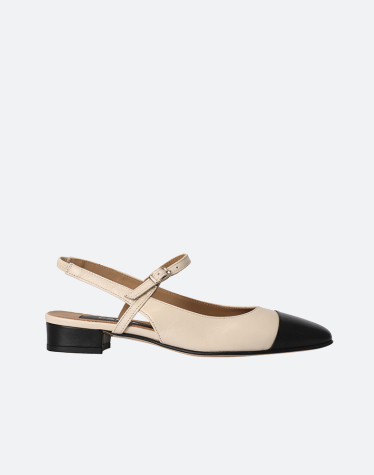 오세아노 베이지 & 블랙 메리제인