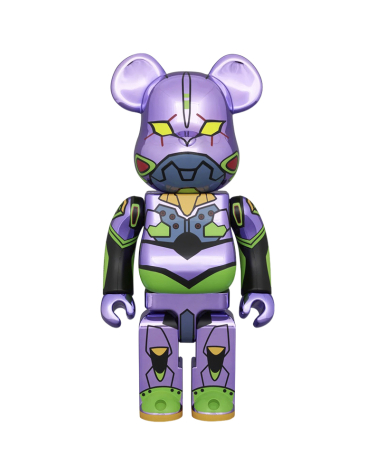 400% BE@RBRICK Evangelion Unit-01 (New Paint Chrome Ver.)