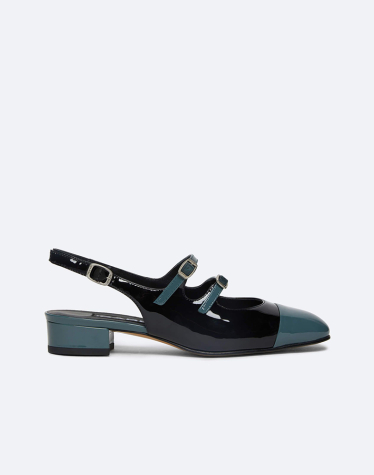 아브리코 블루 그레이&블랙 메리제인