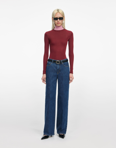 블루 스트레이트 레그 진