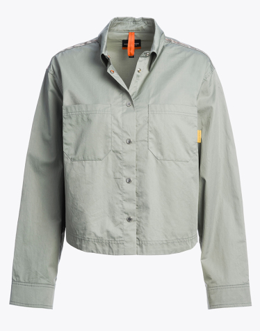 여성 코튼 포플린 셔츠 사파이어-Grey Fox (25SMPWSICL31PJ0305)