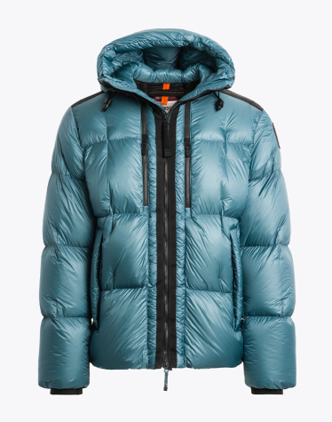 남성 숏 후디드 다운 자켓 디란-Hydro (24WMPMPUPW01PJ0231)