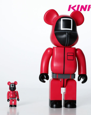 400%+100%BEARBRICK  Squid Game Guard □