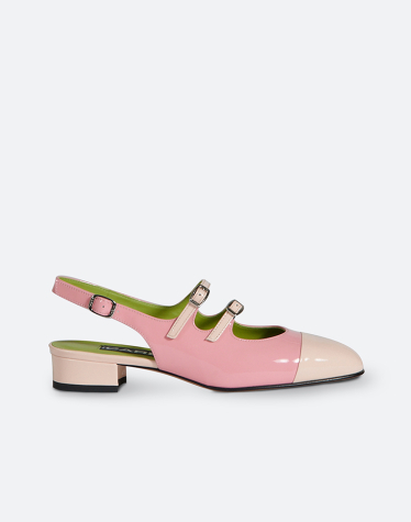 아브리코 핑크&화이트 메리제인