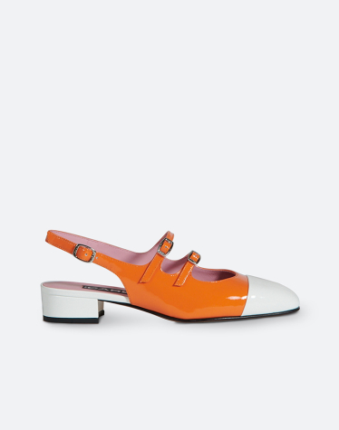 아브리코 오렌지&화이트 메리제인