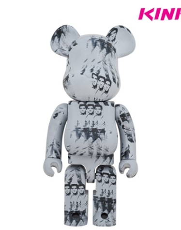 1000% BEARBRICK ANDY WARHOL `S ELVIS PRESLEY