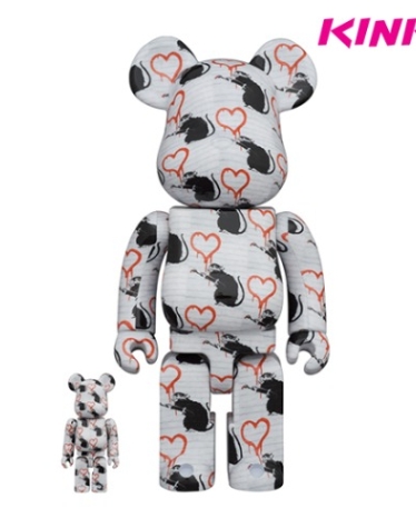 400%+100% BEARBRICK LOVE RAT