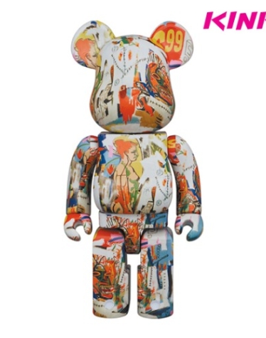 1000% BEARBRICK ANDY WARHOL X JEAN-MICHEL BASQUIAT #4
