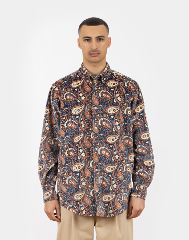 페이즐리 벨벳 셔츠