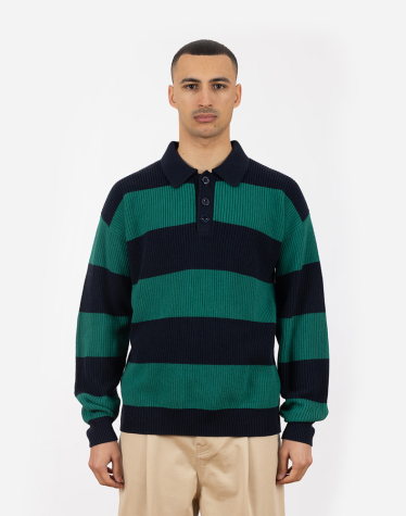 스트라이프 폴로 니트