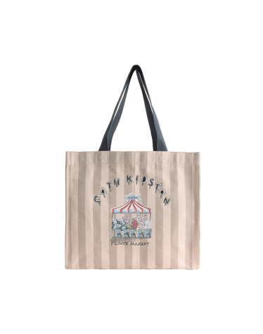 라지 토트백 - 플라워 마켓