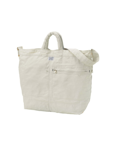 MILE 2WAY TOTE BAG(L)-WHITE