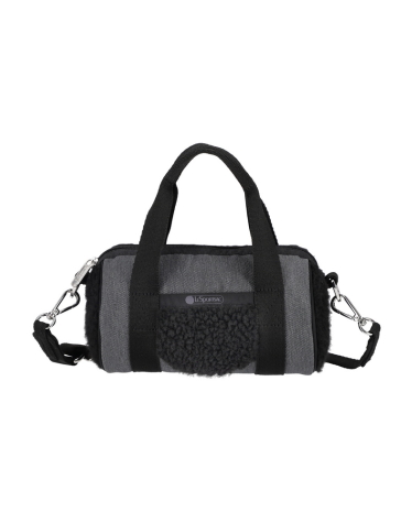 블랙 데님/블랙 셰르파 롤 백