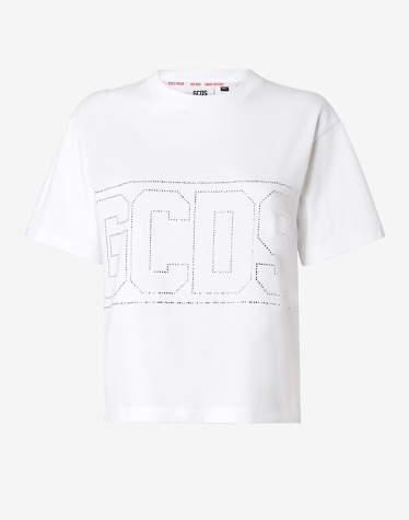 블링 GCDS 로고 티셔츠 