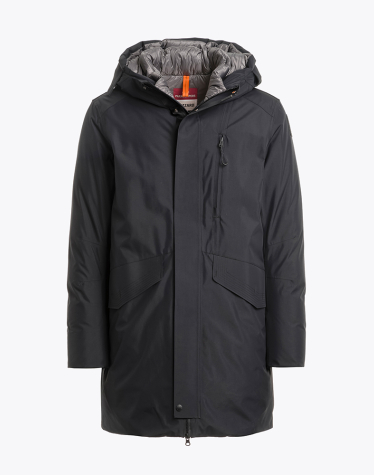 남성 롱 후드 자켓 하야테-Black (24WMPMJKBL02PJ0541)