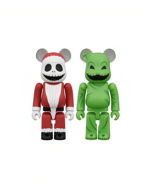 100% BEARBRICK SANTA JACK & OOGIE BOOGIE 2PCS SET