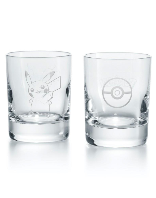 BACCARAT_포켓몬 텀블러 피카츄 FRONT/BACK SET