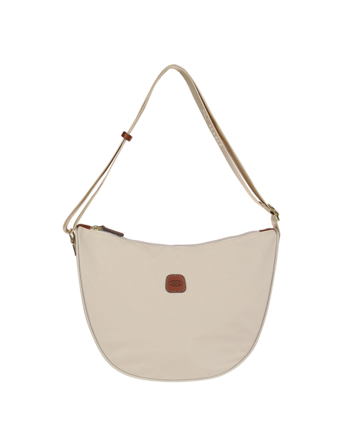 엑스백 하프문 스몰 숄더백 베이지