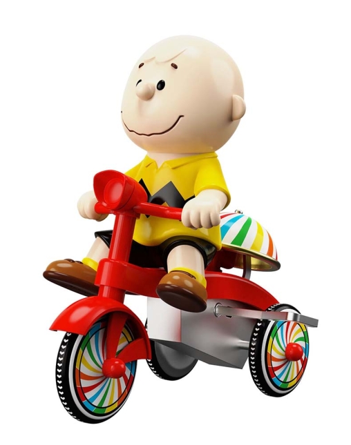 Peanuts Super Cycles - Charlie Brown (Yellow Shirt w/ Red Trike)