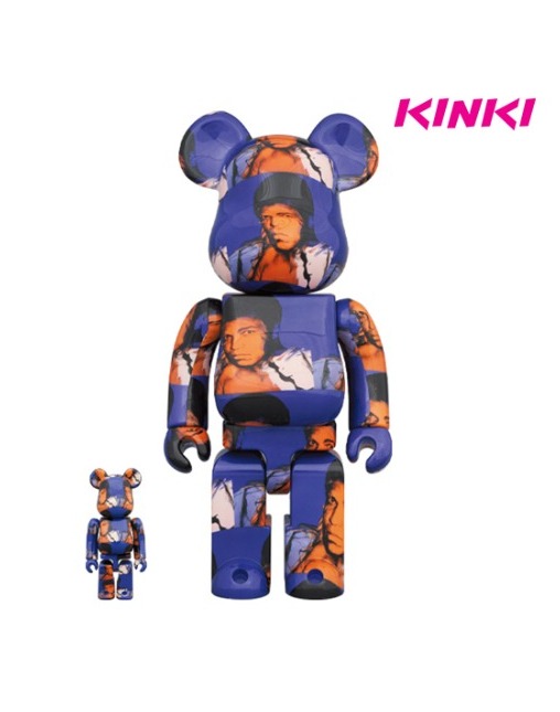 400%+100%BEARBRICK ANDY WARHOL`S MUHAMMAD ALI