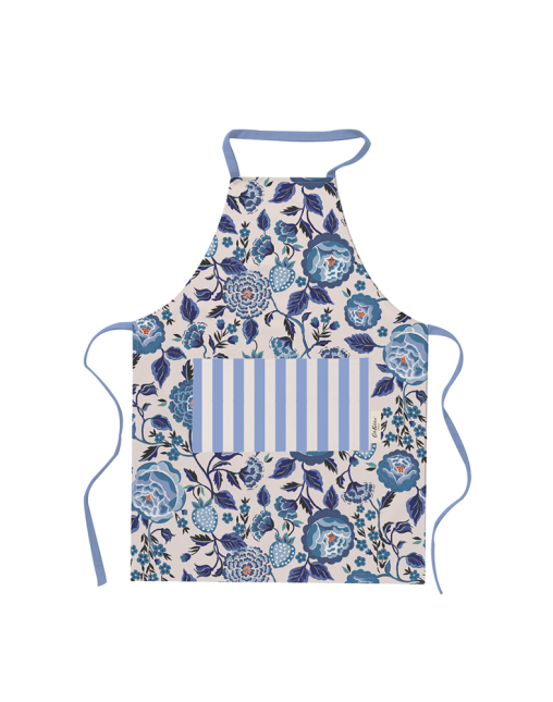 에이프런 앞치마 - 블루 스트로베리 가든